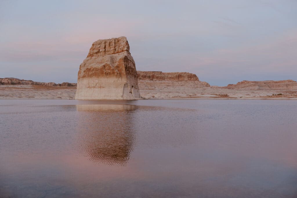 Braylee and Kacen | Lone Rock Lake Powell, Arizona Engagement Photos | Southern Utah Wedding and Elopement Photographer, Emily Dawn Photo