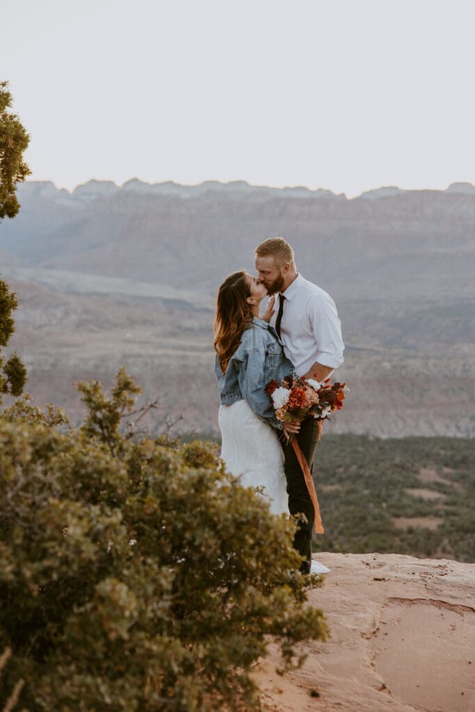 Brittney and Kade | Zion National Park Picnic Elopement | Southern Utah Wedding and Elopement Photographer, Emily Dawn Photo