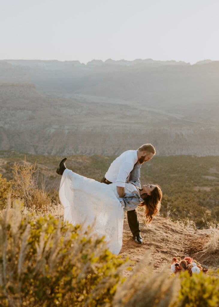 Brittney and Kade | Zion National Park Picnic Elopement | Southern Utah Wedding and Elopement Photographer, Emily Dawn Photo