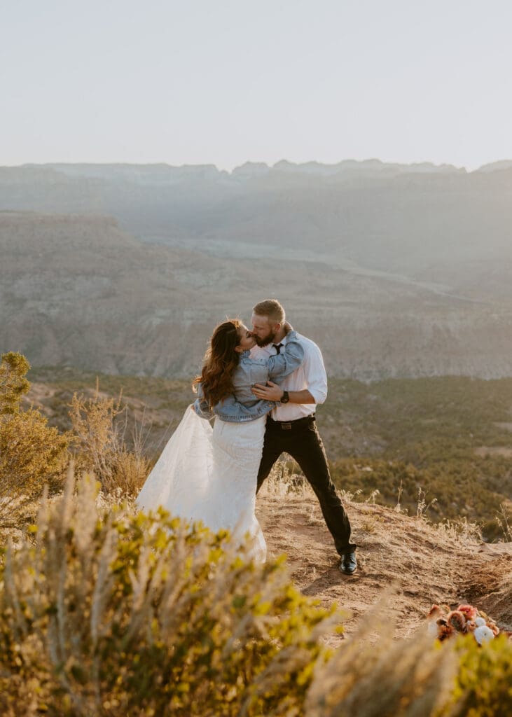 Brittney and Kade | Zion National Park Picnic Elopement | Southern Utah Wedding and Elopement Photographer, Emily Dawn Photo