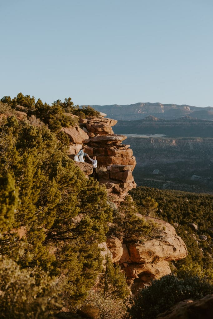 Brittney and Kade | Zion National Park Picnic Elopement | Southern Utah Wedding and Elopement Photographer, Emily Dawn Photo
