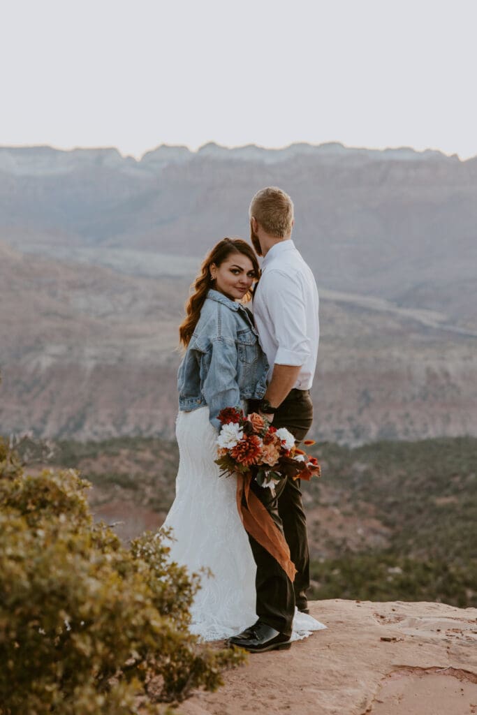 Brittney and Kade | Zion National Park Picnic Elopement | Southern Utah Wedding and Elopement Photographer, Emily Dawn Photo
