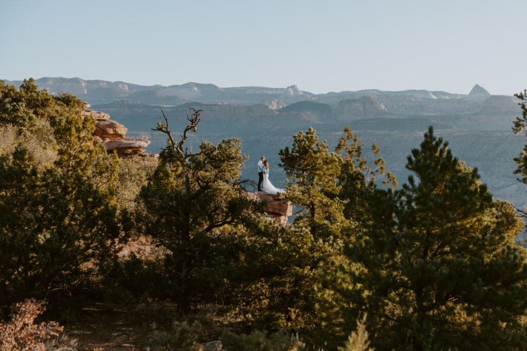 Brittney and Kade | Zion National Park Picnic Elopement | Southern Utah Wedding and Elopement Photographer, Emily Dawn Photo
