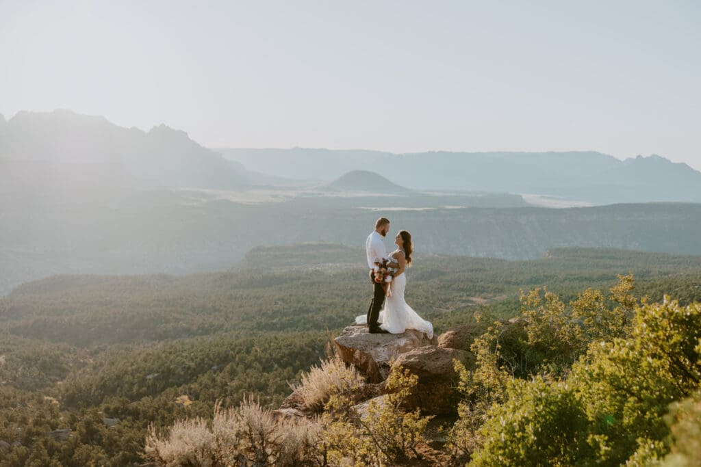 Brittney and Kade | Zion National Park Picnic Elopement | Southern Utah Wedding and Elopement Photographer, Emily Dawn Photo