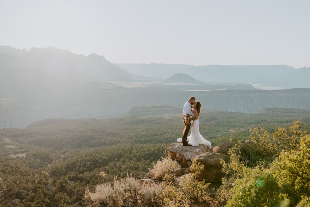 Brittney and Kade | Zion National Park Picnic Elopement | Southern Utah Wedding and Elopement Photographer, Emily Dawn Photo