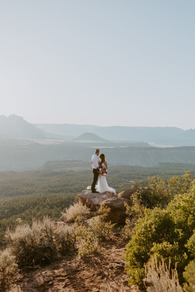 Brittney and Kade | Zion National Park Picnic Elopement | Southern Utah Wedding and Elopement Photographer, Emily Dawn Photo