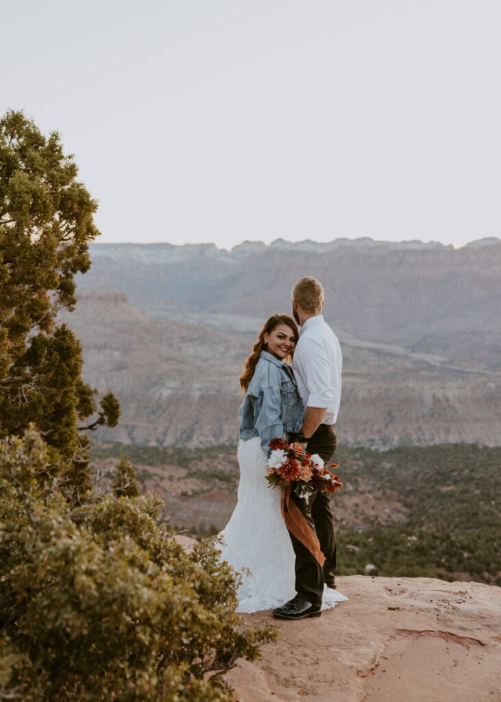Brittney and Kade | Zion National Park Picnic Elopement | Southern Utah Wedding and Elopement Photographer, Emily Dawn Photo