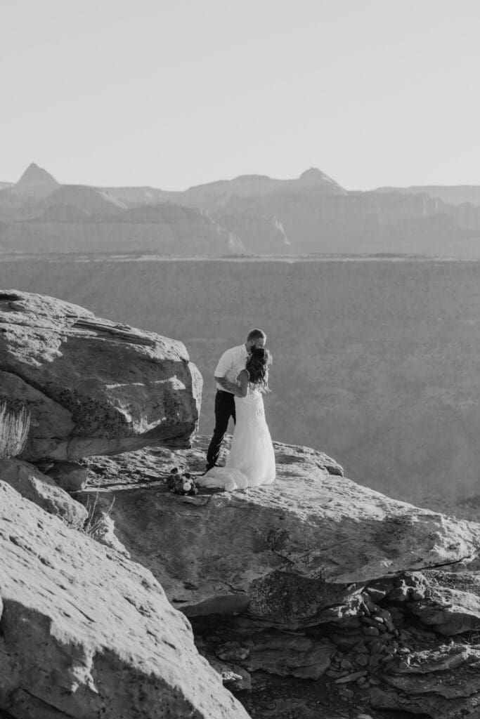 Brittney and Kade | Zion National Park Picnic Elopement | Southern Utah Wedding and Elopement Photographer, Emily Dawn Photo