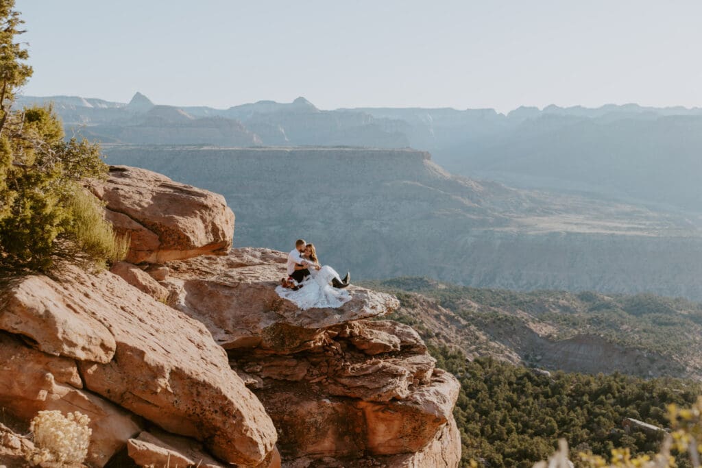 Brittney and Kade | Zion National Park Picnic Elopement | Southern Utah Wedding and Elopement Photographer, Emily Dawn Photo