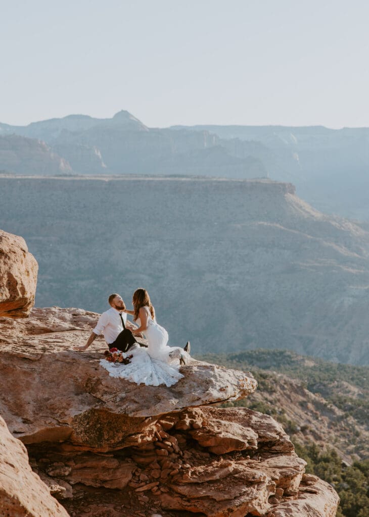 Brittney and Kade | Zion National Park Picnic Elopement | Southern Utah Wedding and Elopement Photographer, Emily Dawn Photo
