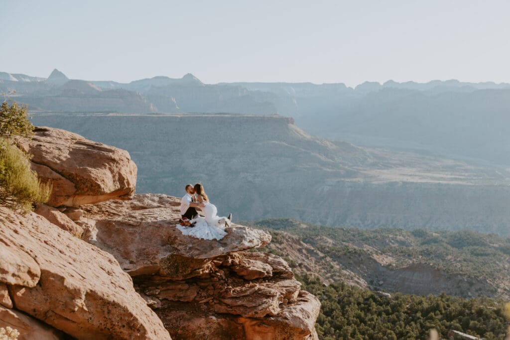 Brittney and Kade | Zion National Park Picnic Elopement | Southern Utah Wedding and Elopement Photographer, Emily Dawn Photo