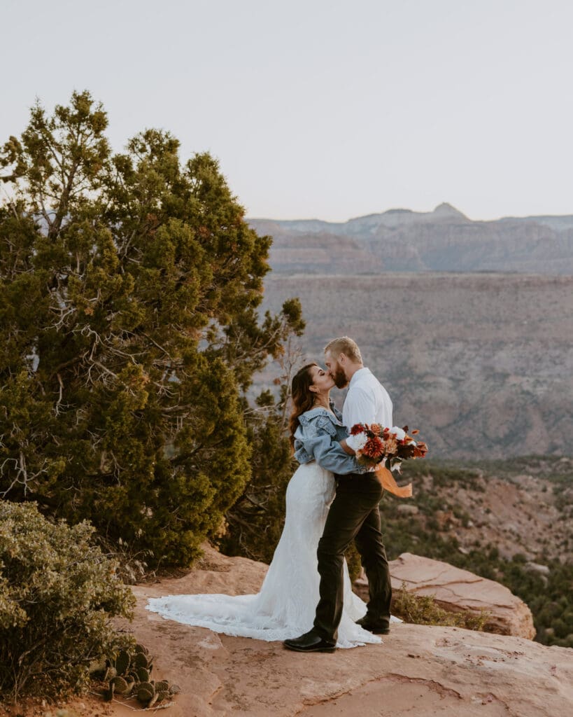 Brittney and Kade | Zion National Park Picnic Elopement | Southern Utah Wedding and Elopement Photographer, Emily Dawn Photo