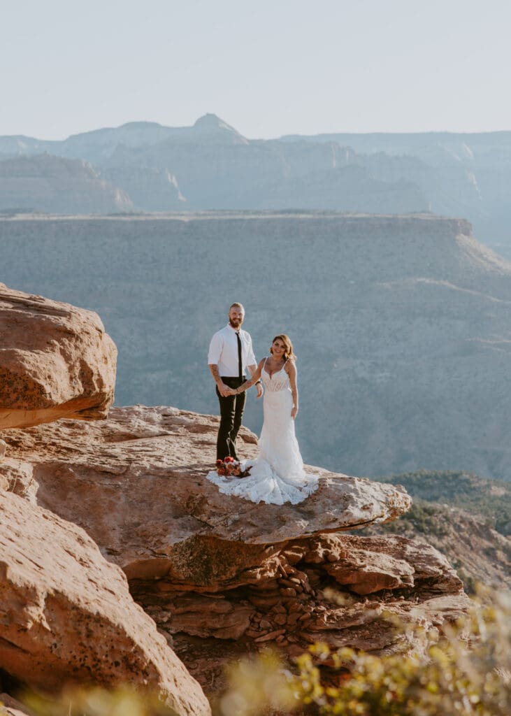 Brittney and Kade | Zion National Park Picnic Elopement | Southern Utah Wedding and Elopement Photographer, Emily Dawn Photo