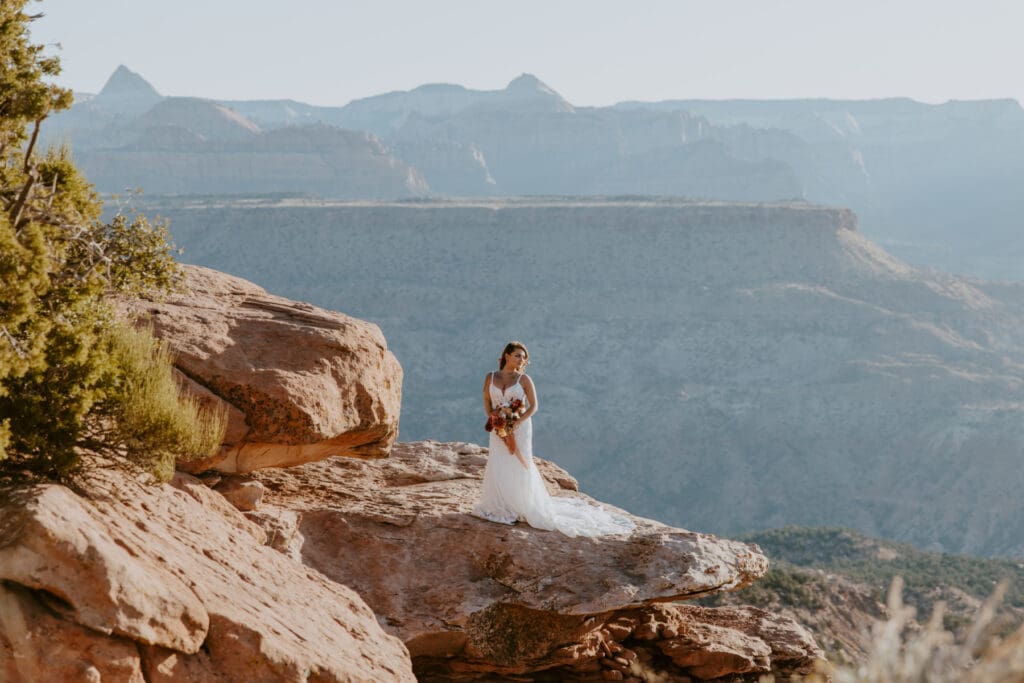 Brittney and Kade | Zion National Park Picnic Elopement | Southern Utah Wedding and Elopement Photographer, Emily Dawn Photo