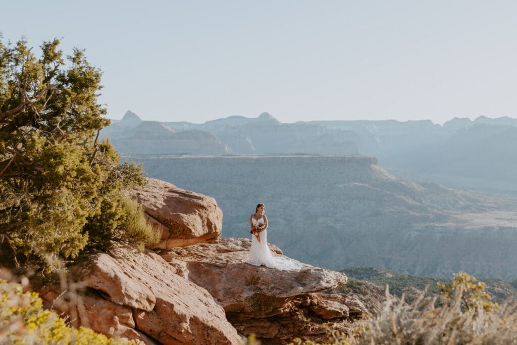 Brittney and Kade | Zion National Park Picnic Elopement | Southern Utah Wedding and Elopement Photographer, Emily Dawn Photo