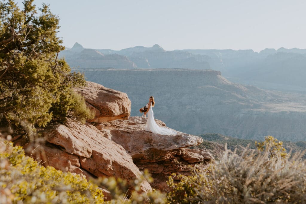 Brittney and Kade | Zion National Park Picnic Elopement | Southern Utah Wedding and Elopement Photographer, Emily Dawn Photo