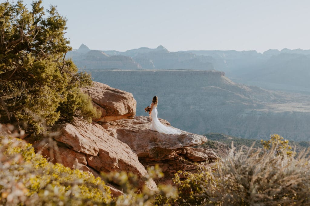Brittney and Kade | Zion National Park Picnic Elopement | Southern Utah Wedding and Elopement Photographer, Emily Dawn Photo
