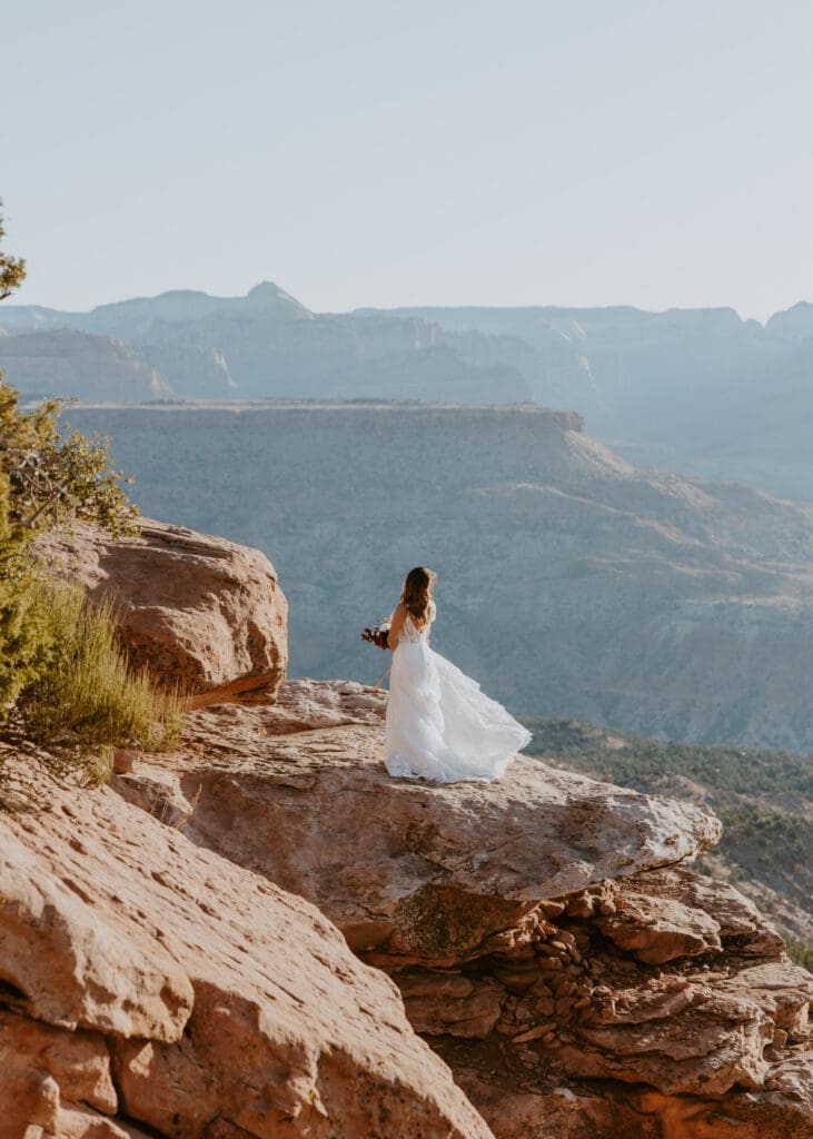 Brittney and Kade | Zion National Park Picnic Elopement | Southern Utah Wedding and Elopement Photographer, Emily Dawn Photo