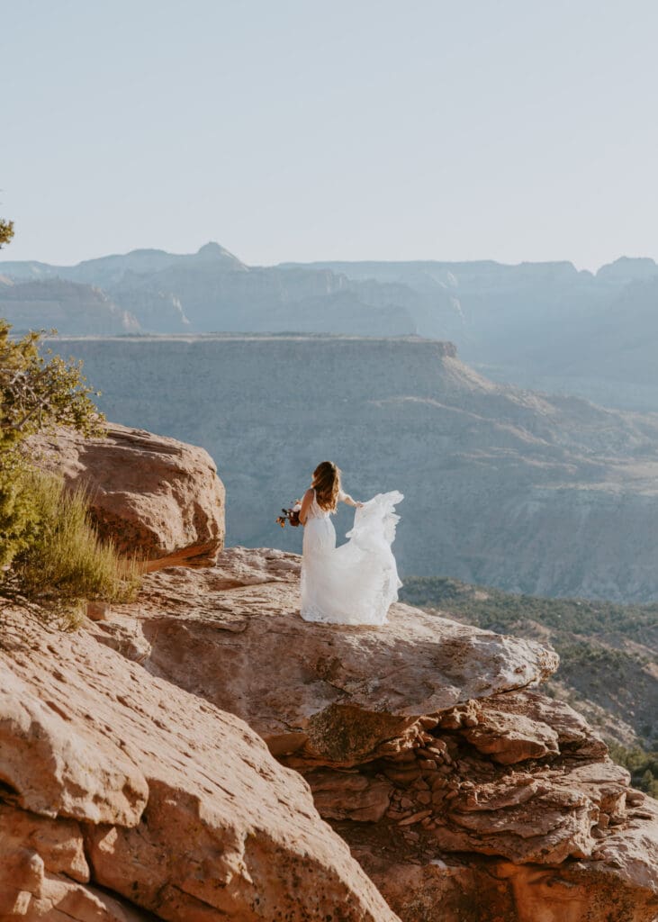 Brittney and Kade | Zion National Park Picnic Elopement | Southern Utah Wedding and Elopement Photographer, Emily Dawn Photo
