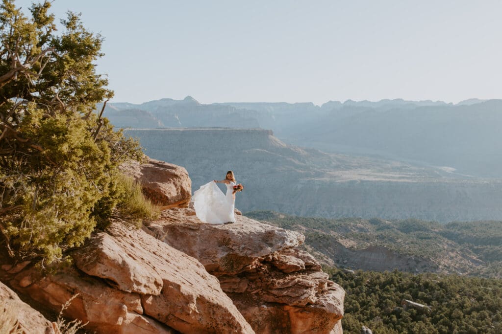 Brittney and Kade | Zion National Park Picnic Elopement | Southern Utah Wedding and Elopement Photographer, Emily Dawn Photo