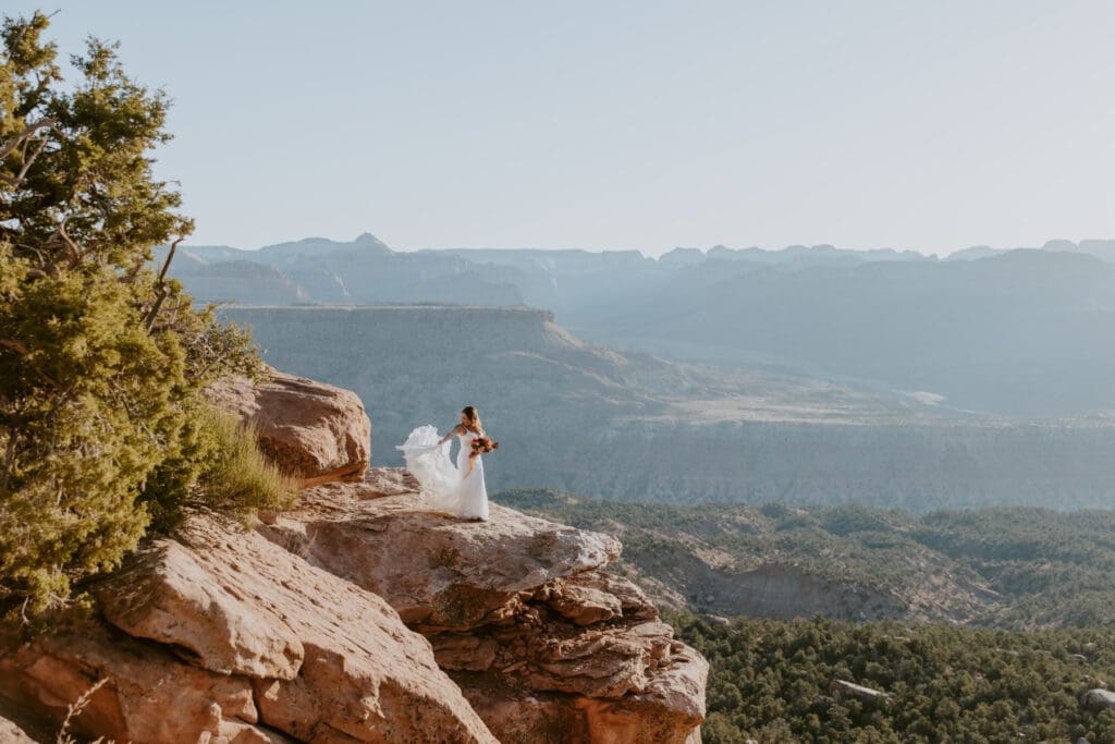 Brittney and Kade | Zion National Park Picnic Elopement | Southern Utah Wedding and Elopement Photographer, Emily Dawn Photo