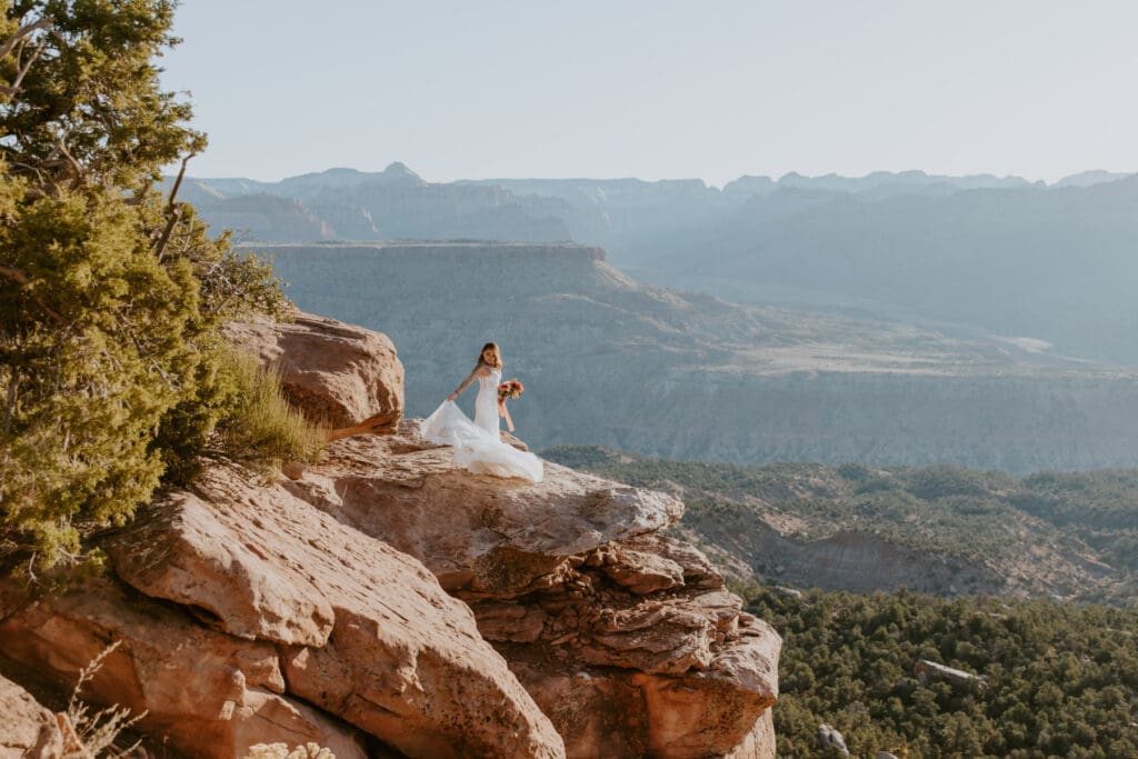 Brittney and Kade | Zion National Park Picnic Elopement | Southern Utah Wedding and Elopement Photographer, Emily Dawn Photo