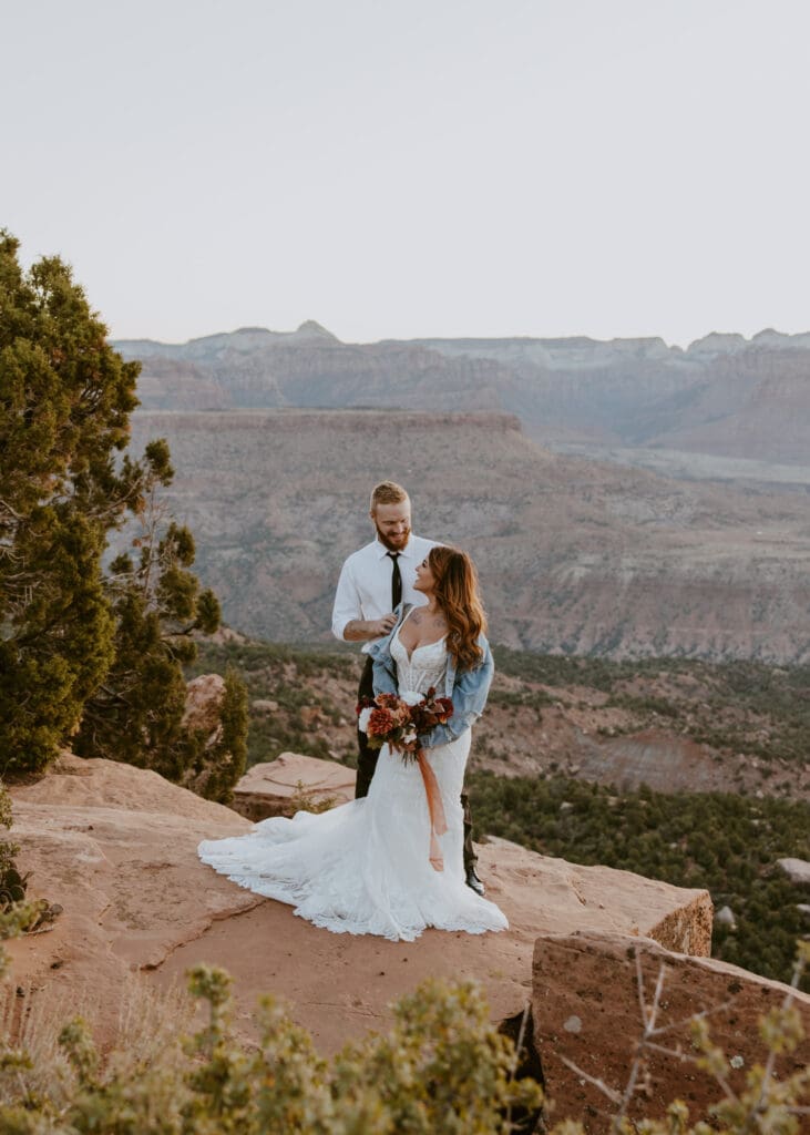 Brittney and Kade | Zion National Park Picnic Elopement | Southern Utah Wedding and Elopement Photographer, Emily Dawn Photo