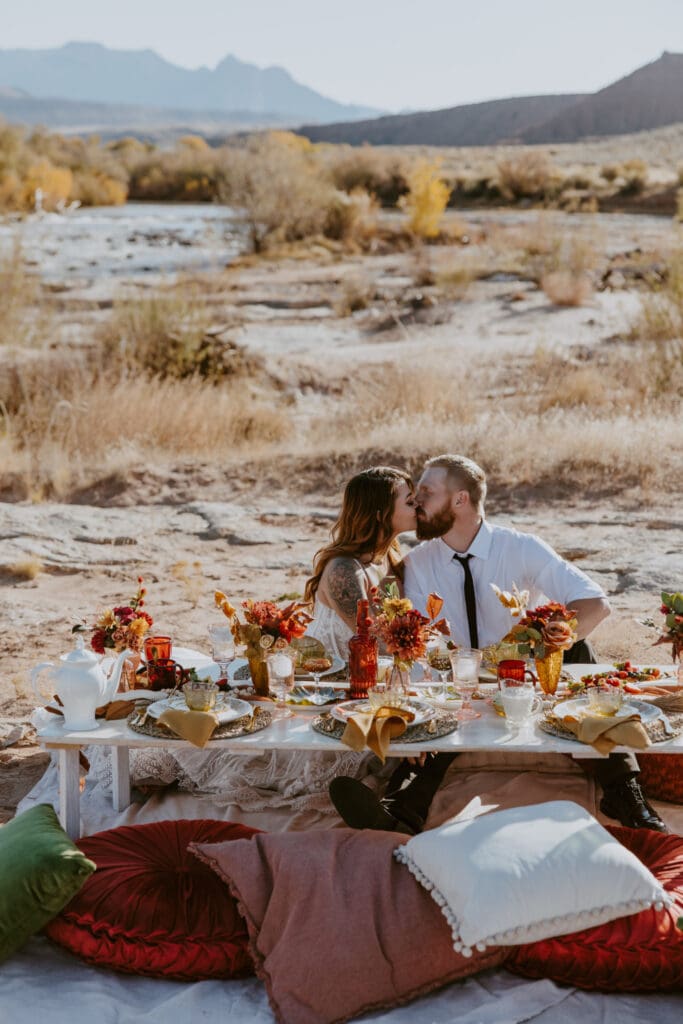 Brittney and Kade | Zion National Park Picnic Elopement | Southern Utah Wedding and Elopement Photographer, Emily Dawn Photo
