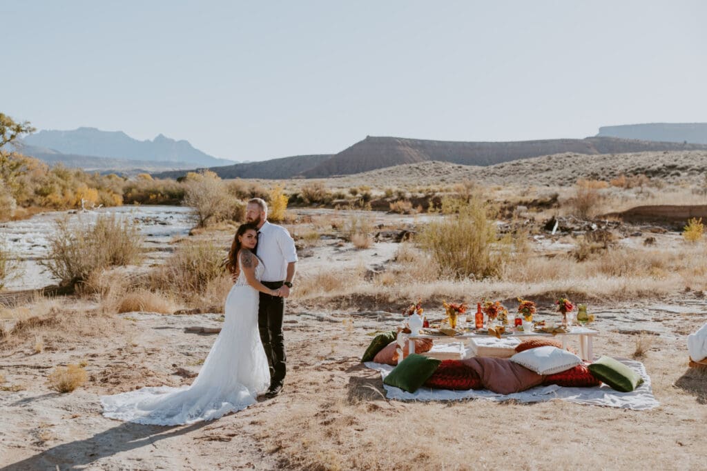 Brittney and Kade | Zion National Park Picnic Elopement | Southern Utah Wedding and Elopement Photographer, Emily Dawn Photo