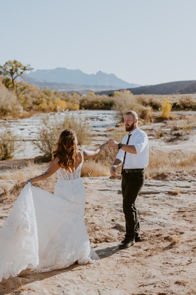 Brittney and Kade | Zion National Park Picnic Elopement | Southern Utah Wedding and Elopement Photographer, Emily Dawn Photo