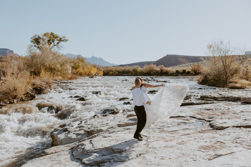 Brittney and Kade | Zion National Park Picnic Elopement | Southern Utah Wedding and Elopement Photographer, Emily Dawn Photo