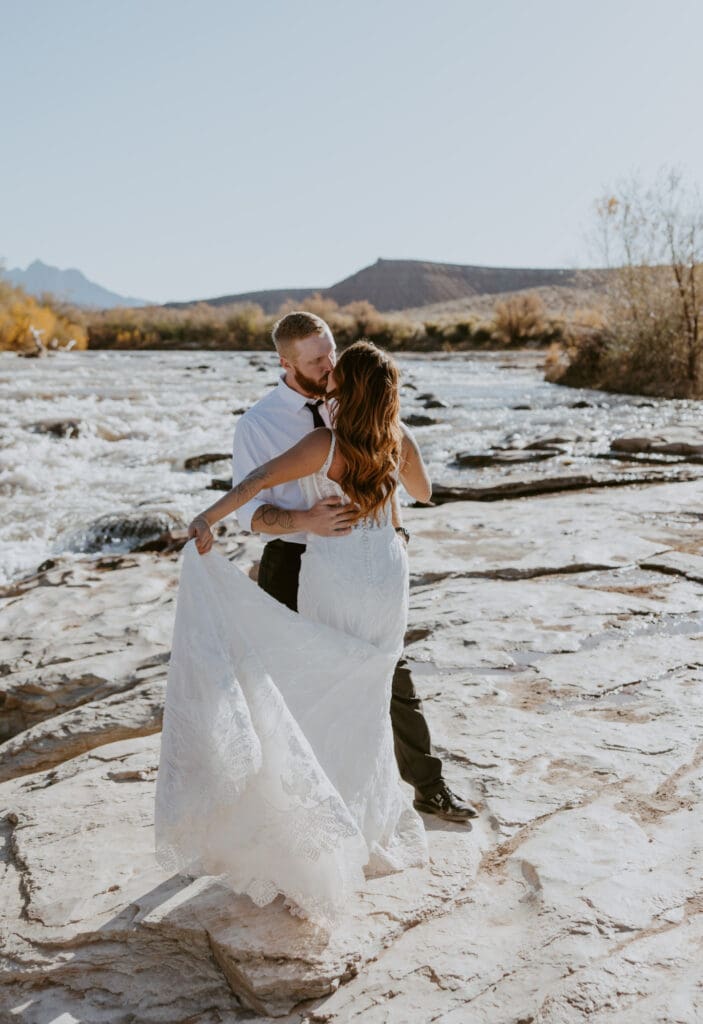 Brittney and Kade | Zion National Park Picnic Elopement | Southern Utah Wedding and Elopement Photographer, Emily Dawn Photo