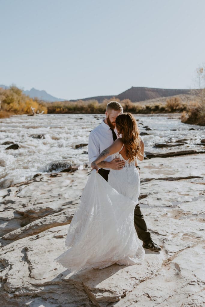Brittney and Kade | Zion National Park Picnic Elopement | Southern Utah Wedding and Elopement Photographer, Emily Dawn Photo