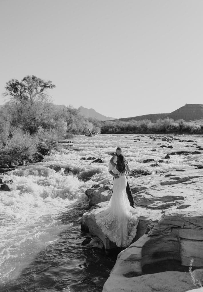 Brittney and Kade | Zion National Park Picnic Elopement | Southern Utah Wedding and Elopement Photographer, Emily Dawn Photo