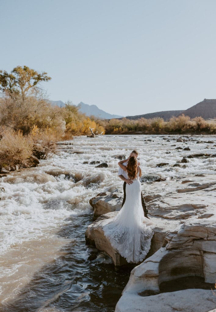 Brittney and Kade | Zion National Park Picnic Elopement | Southern Utah Wedding and Elopement Photographer, Emily Dawn Photo