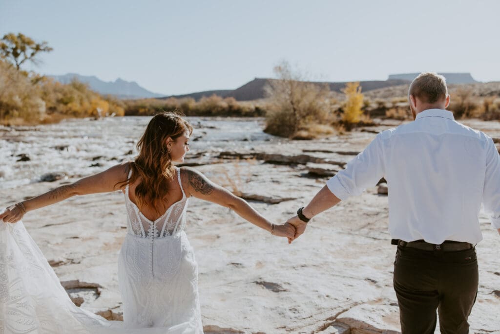 Brittney and Kade | Zion National Park Picnic Elopement | Southern Utah Wedding and Elopement Photographer, Emily Dawn Photo