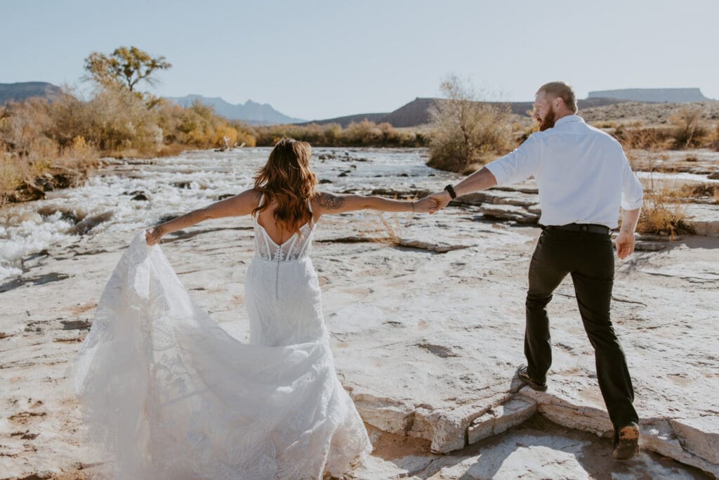 Brittney and Kade | Zion National Park Picnic Elopement | Southern Utah Wedding and Elopement Photographer, Emily Dawn Photo