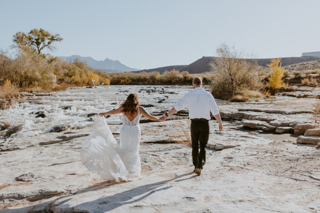 Brittney and Kade | Zion National Park Picnic Elopement | Southern Utah Wedding and Elopement Photographer, Emily Dawn Photo