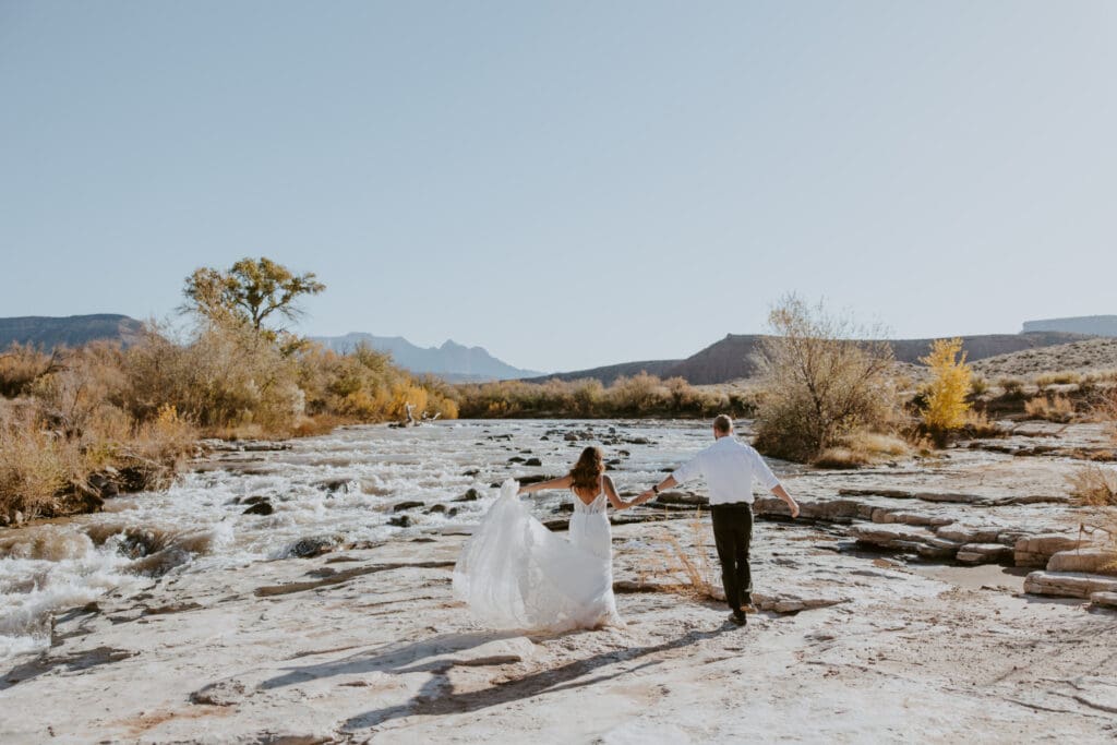 Brittney and Kade | Zion National Park Picnic Elopement | Southern Utah Wedding and Elopement Photographer, Emily Dawn Photo