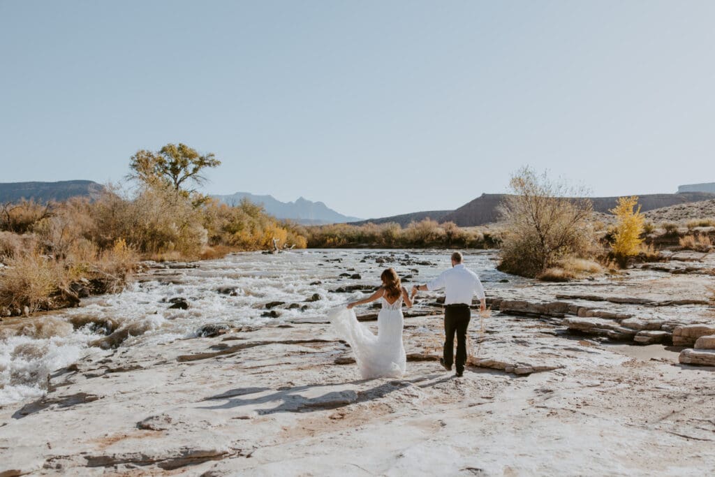 Brittney and Kade | Zion National Park Picnic Elopement | Southern Utah Wedding and Elopement Photographer, Emily Dawn Photo