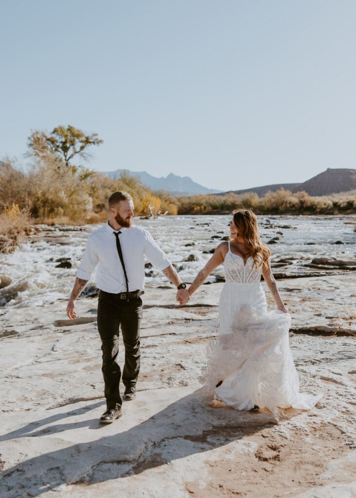 Brittney and Kade | Zion National Park Picnic Elopement | Southern Utah Wedding and Elopement Photographer, Emily Dawn Photo