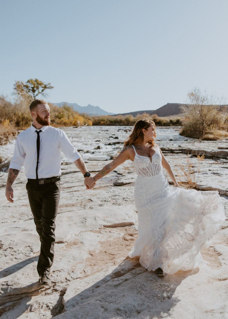 Brittney and Kade | Zion National Park Picnic Elopement | Southern Utah Wedding and Elopement Photographer, Emily Dawn Photo