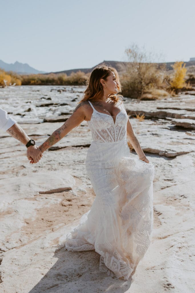 Brittney and Kade | Zion National Park Picnic Elopement | Southern Utah Wedding and Elopement Photographer, Emily Dawn Photo