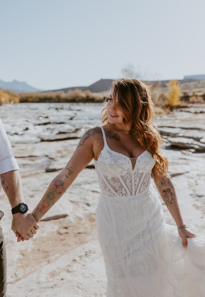 Brittney and Kade | Zion National Park Picnic Elopement | Southern Utah Wedding and Elopement Photographer, Emily Dawn Photo