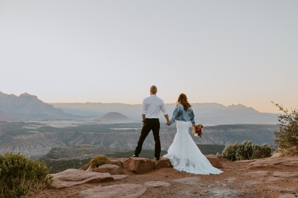 Brittney and Kade | Zion National Park Picnic Elopement | Southern Utah Wedding and Elopement Photographer, Emily Dawn Photo