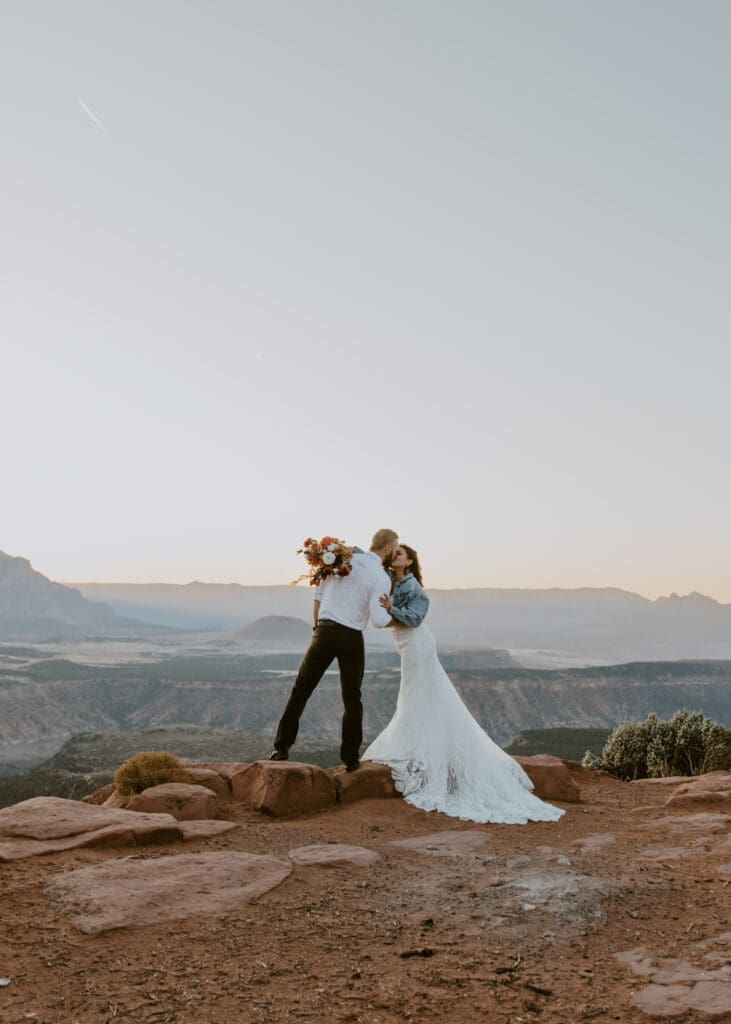 Brittney and Kade | Zion National Park Picnic Elopement | Southern Utah Wedding and Elopement Photographer, Emily Dawn Photo