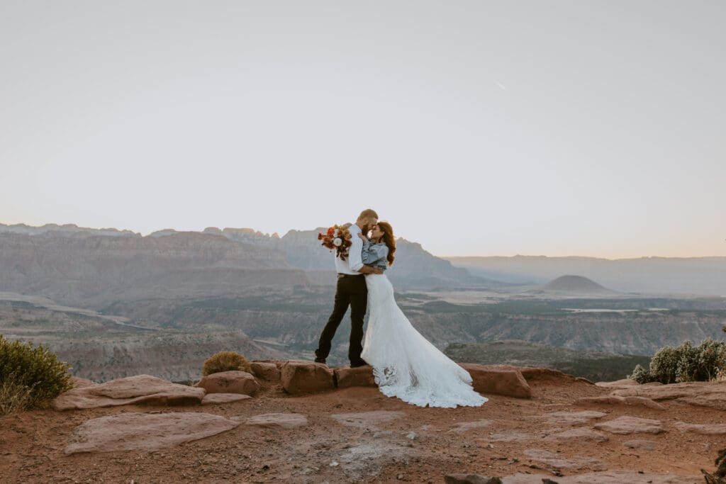 Brittney and Kade | Zion National Park Picnic Elopement | Southern Utah Wedding and Elopement Photographer, Emily Dawn Photo