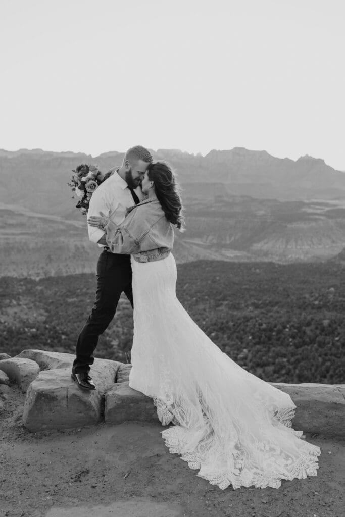 Brittney and Kade | Zion National Park Picnic Elopement | Southern Utah Wedding and Elopement Photographer, Emily Dawn Photo