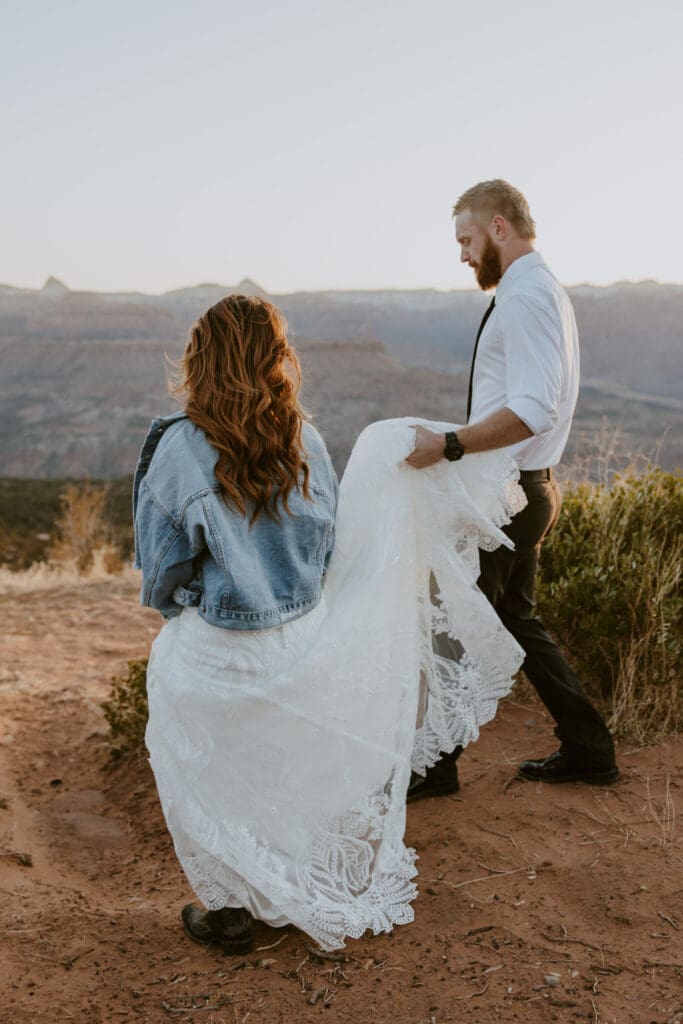 Brittney and Kade | Zion National Park Picnic Elopement | Southern Utah Wedding and Elopement Photographer, Emily Dawn Photo