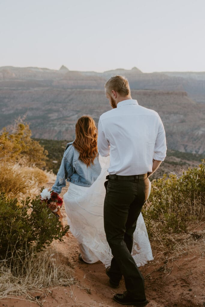 Brittney and Kade | Zion National Park Picnic Elopement | Southern Utah Wedding and Elopement Photographer, Emily Dawn Photo